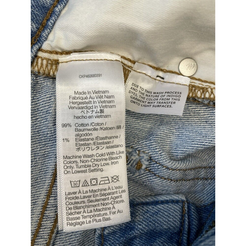 Madewell The Perfect Vintage Jean Ripped Knee Size 25 - Picture 11 of 12